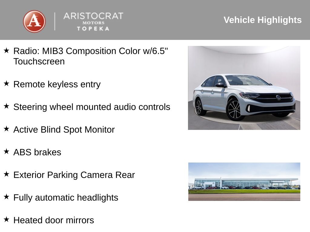 Used 2024 Volkswagen Jetta Sport with VIN 3VWBM7BU6RM009346 for sale in Kansas City