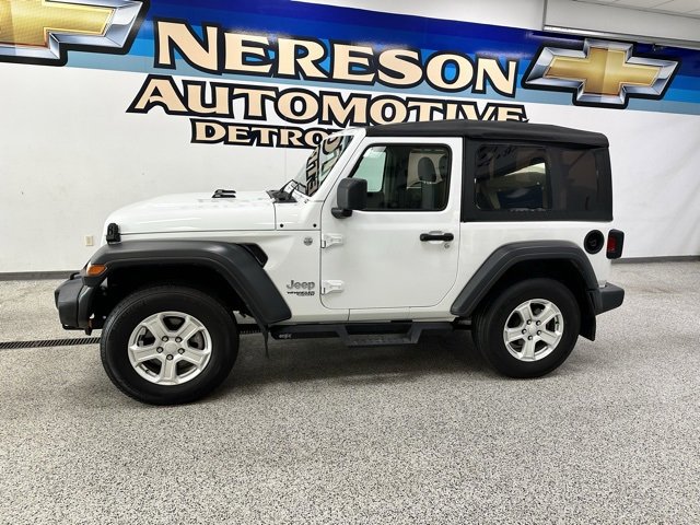 Used 2019 Jeep Wrangler Sport S with VIN 1C4GJXAG2KW614256 for sale in Detroit Lakes, Minnesota