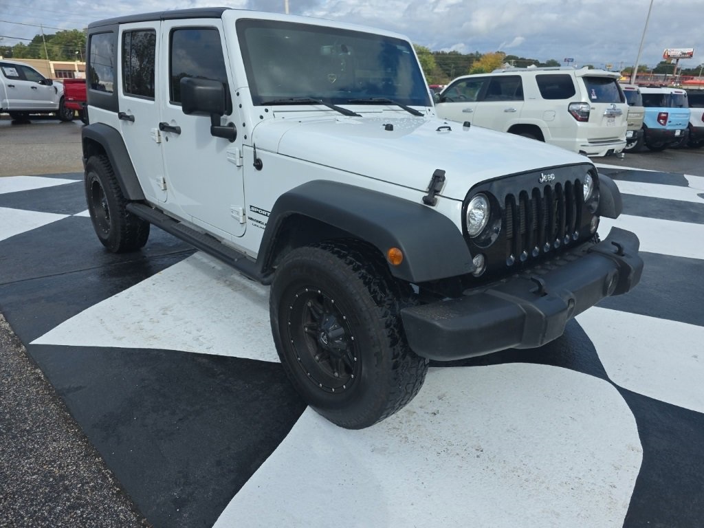 Used 2018 Jeep Wrangler JK Unlimited Sport S with VIN 1C4BJWDG8JL889436 for sale in Opelika, AL
