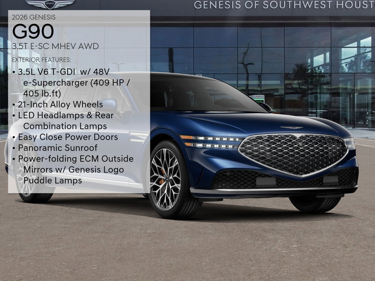 2026 Genesis G90 3.5T E-Supercharger photo 3