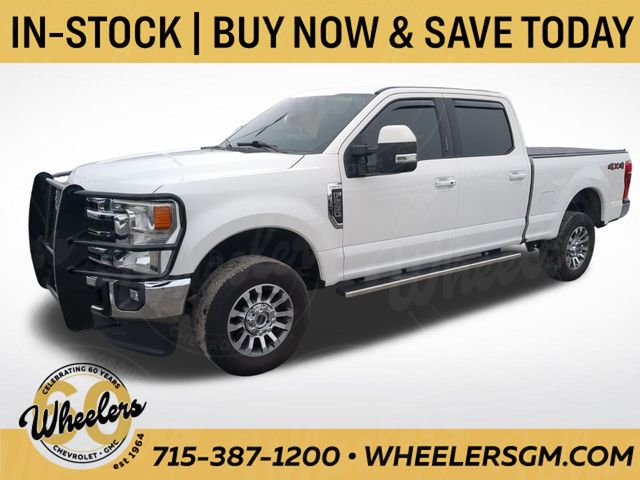 Used 2022 Star White Metallic Tri-Coat Ford Lariat image 1