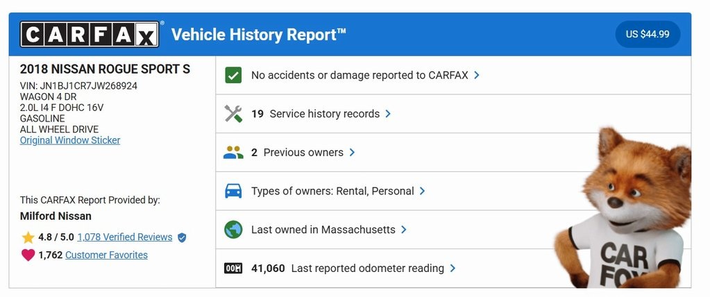 2018 Nissan Rogue Sport S