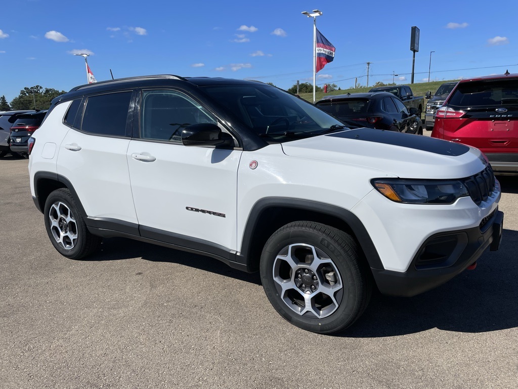 Used 2022 Jeep Compass Trailhawk with VIN 3C4NJDDB7NT221854 for sale in Beaver Dam, WI