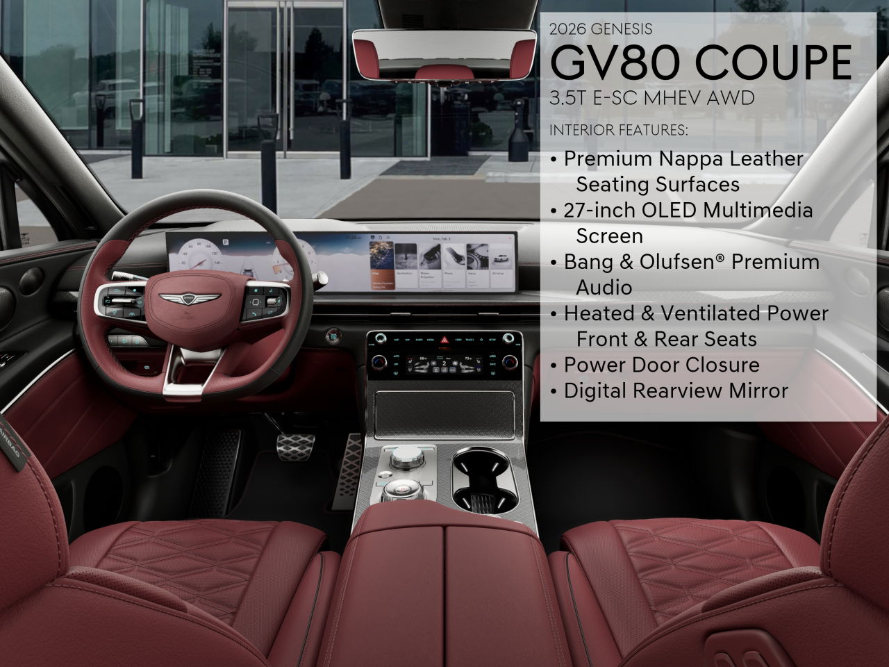 2026 Genesis GV80 Coupe 3.5T photo 15