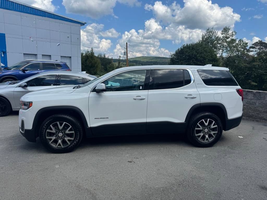 Used 2021 GMC Acadia SLE with VIN 1GKKNKLA7MZ160960 for sale in Forest City, PA