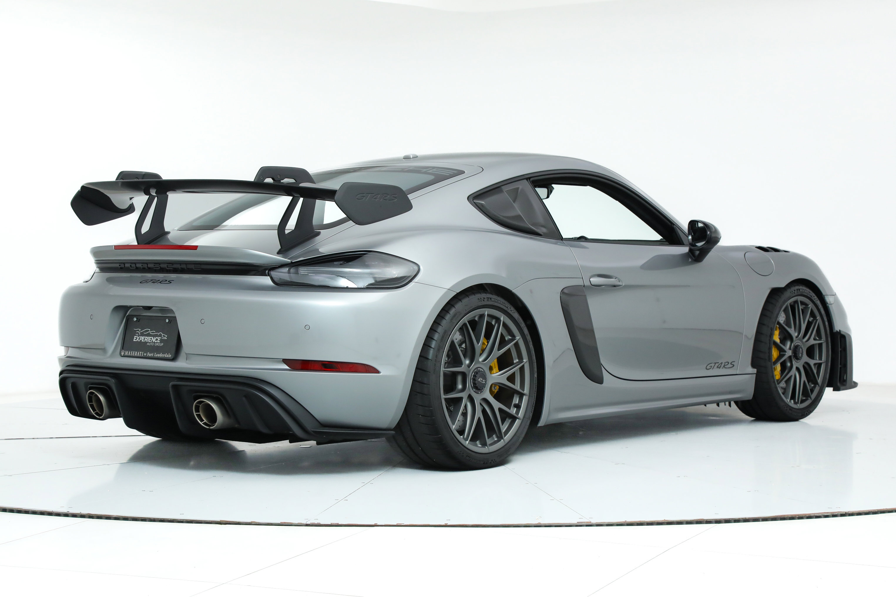 Used 2025 Silver Porsche GT4 RS Coupe image 3