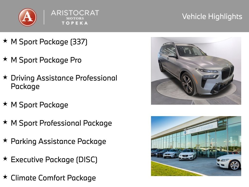 Used 2023 BMW X7 40i with VIN 5UX23EM0XP9P08896 for sale in Kansas City