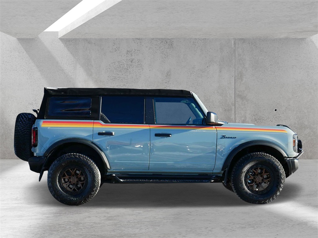 Certified 2022 Ford Bronco 4-Door Badlands with VIN 1FMEE5DP6NLA75332 for sale in White Bear Lake, Minnesota