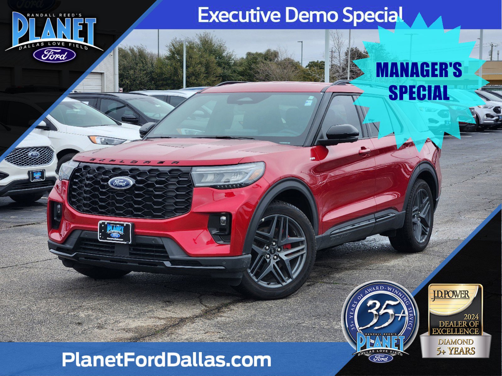 New 2025 Rapid Red Metallic Tinted Cc Ford ST-Line image 1