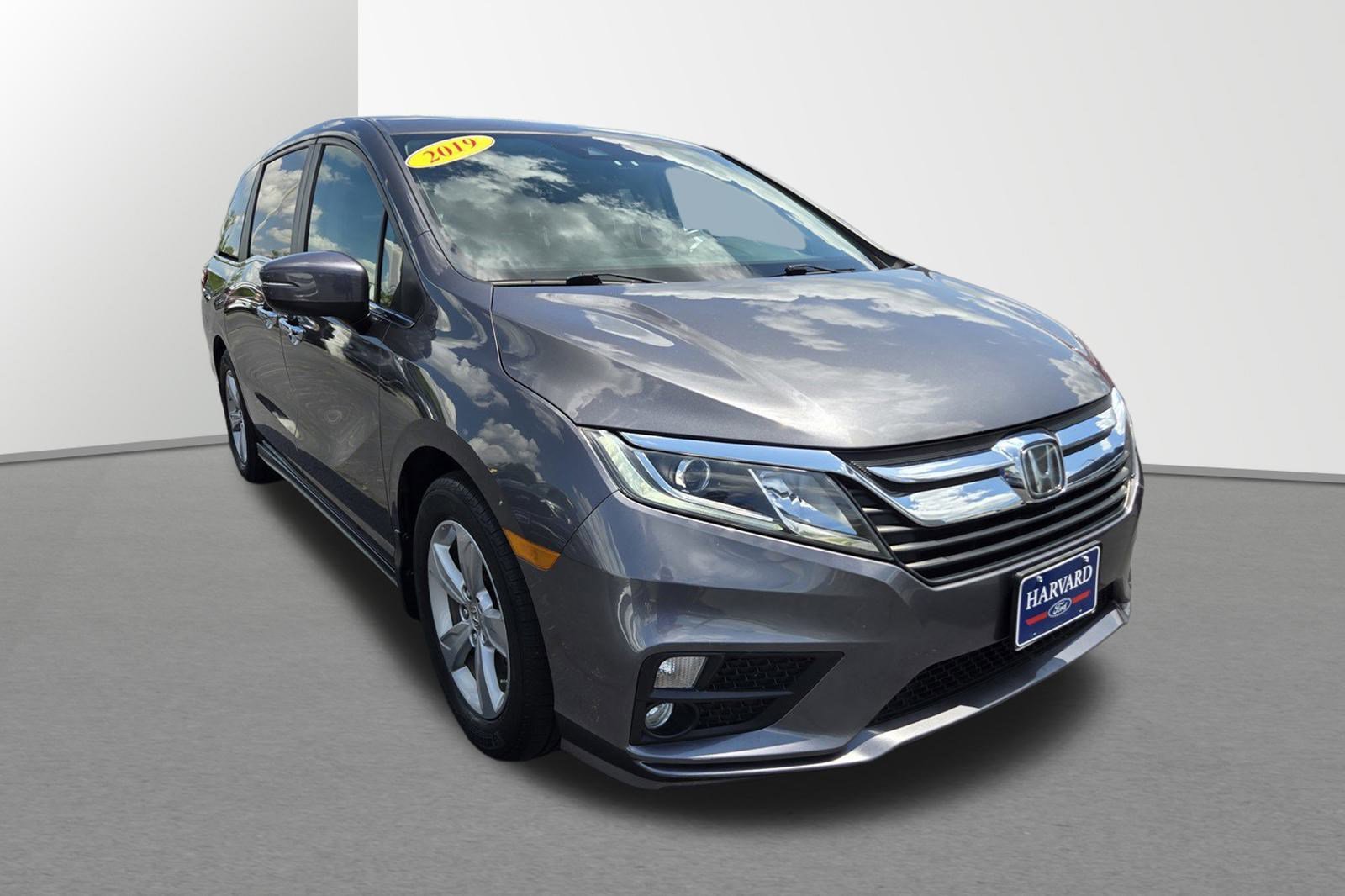 Used 2019 Honda Odyssey EX-L with VIN 5FNRL6H75KB045247 for sale in Harvard, IL