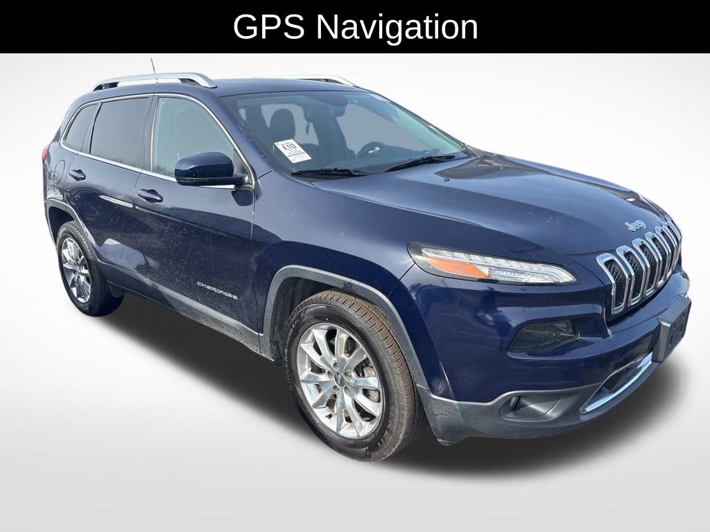 Used 2016 Jeep Cherokee Limited with VIN 1C4PJMDS4GW119952 for sale in Shelby, OH