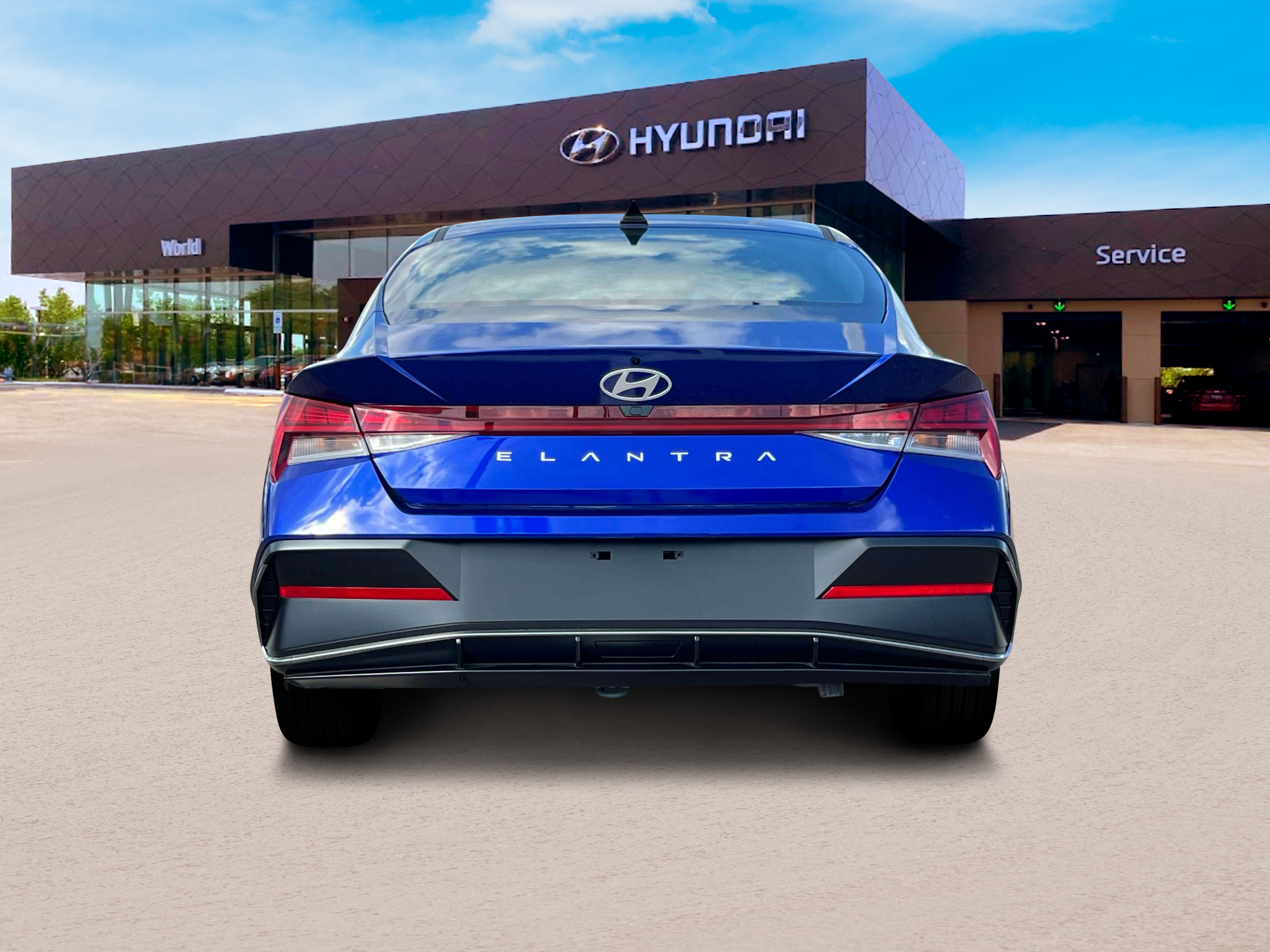 New 2025 Intense Blue Hyundai SEL Convenience image 6