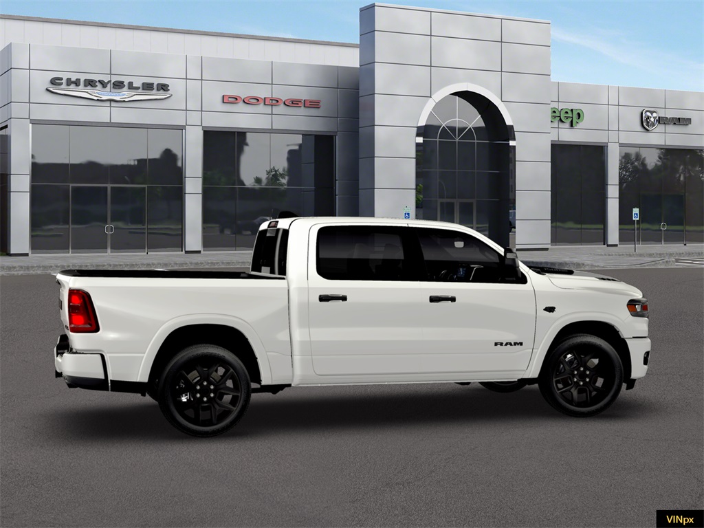 New 2026 Bright White Clear-Coat Exterior Paint RAM Laramie image 12