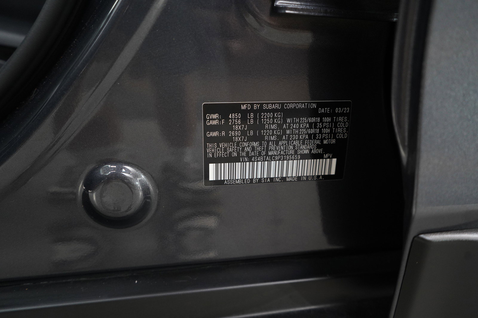 2023 Subaru Outback Onyx Edition photo 26