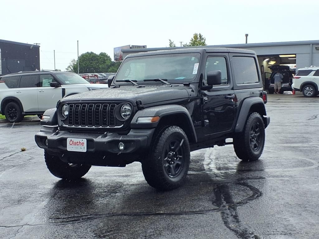 Certified 2024 Jeep Wrangler 2-Door Sport with VIN 1C4PJXAG2RW307812 for sale in Kansas City