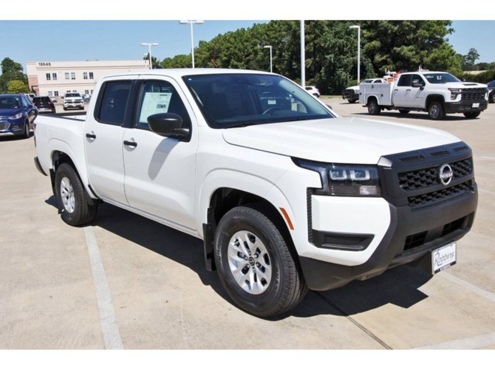 2026 Nissan Frontier S White at Robbins Nissan