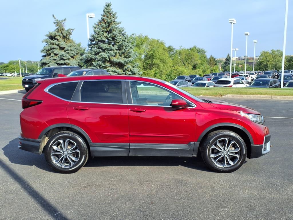 Used 2021 Honda CR-V EX-L with VIN 5J6RW2H88ML012620 for sale in Burnsville, Minnesota