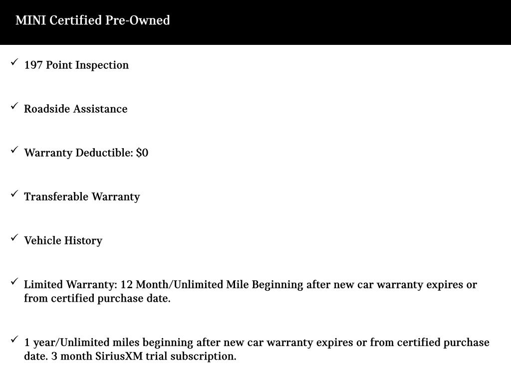 Certified 2024 MINI Hardtop 2 Door SE with VIN WMW13DJ0XR2U85053 for sale in Kapolei, HI