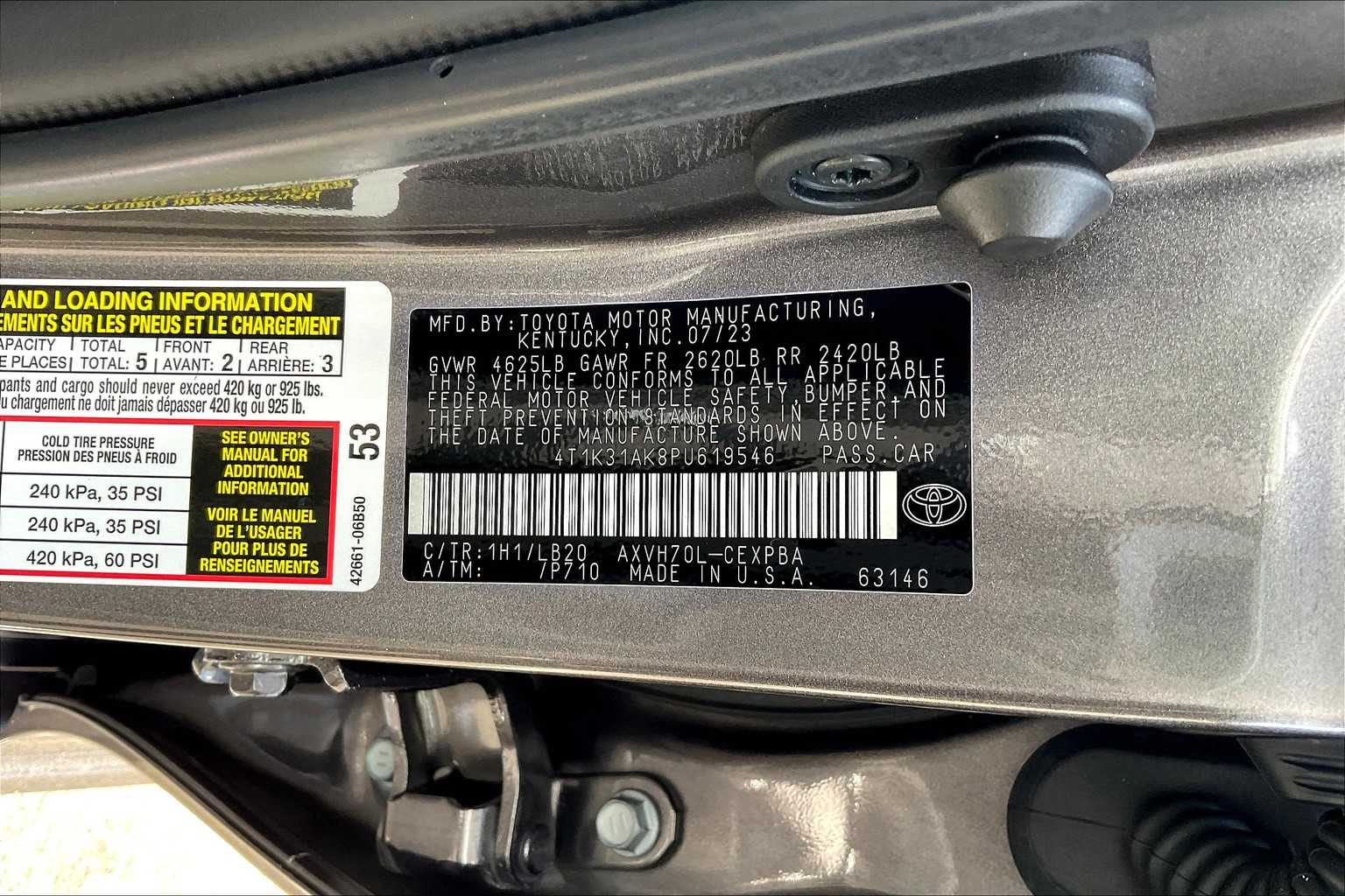 2023 Toyota Camry Hybrid XSE photo 34