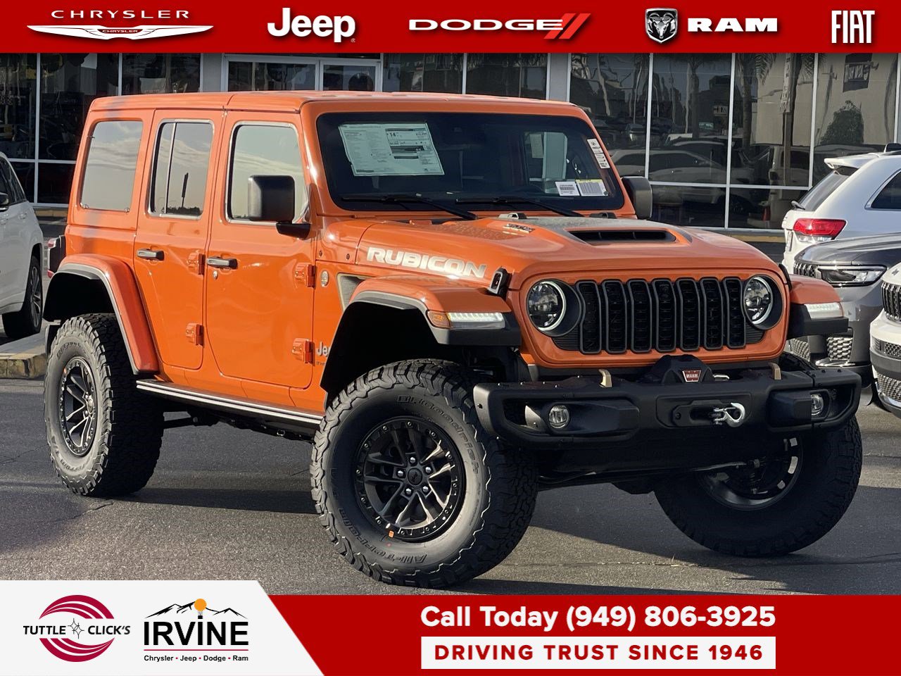 New 2025 Jeep Wrangler Rubicon 392 Final Edition Sport Utility in