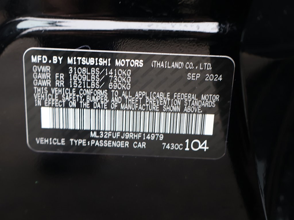 2024 Mitsubishi Mirage G4 LE photo 37