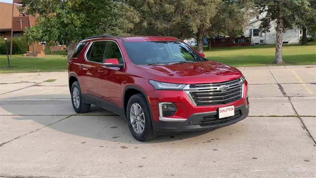 Used 2023 Chevrolet Traverse 1LT with VIN 1GNEVGKW3PJ324850 for sale in Oslo, Minnesota