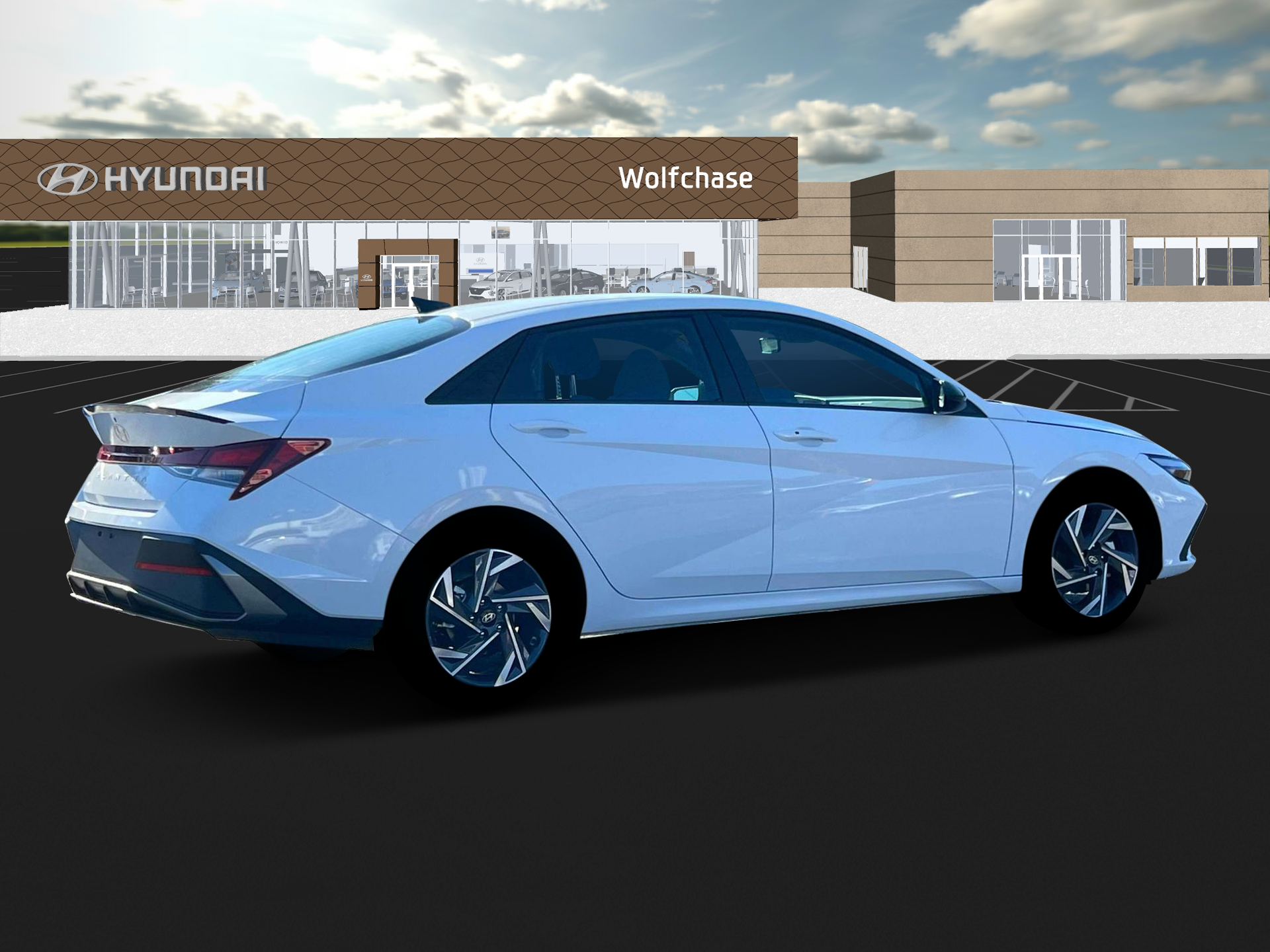 New 2025 White Hyundai SEL Sport image 8