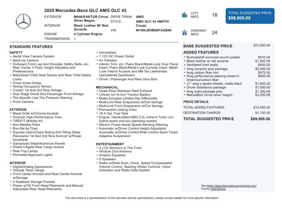 2025 MERCEDES-BENZ GLC-CLASS - Image 1