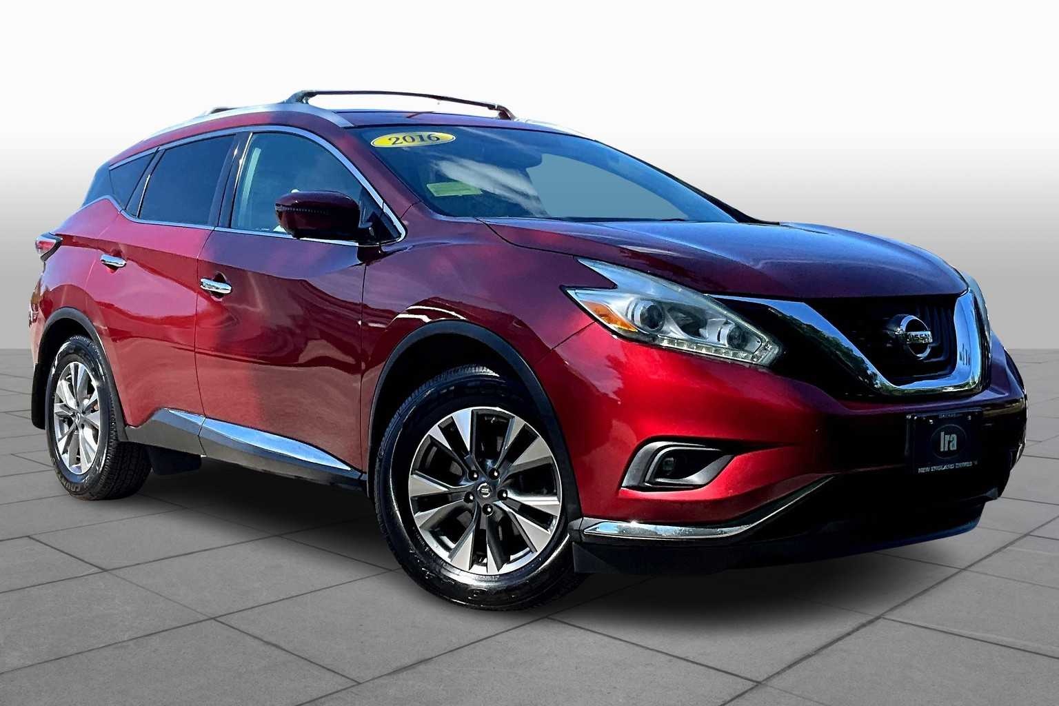 Used 2016 Nissan Murano SL with VIN 5N1AZ2MH4GN163328 for sale in Rockland, MA
