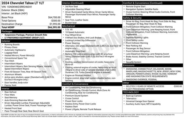 2024 Chevrolet Tahoe LT's photo