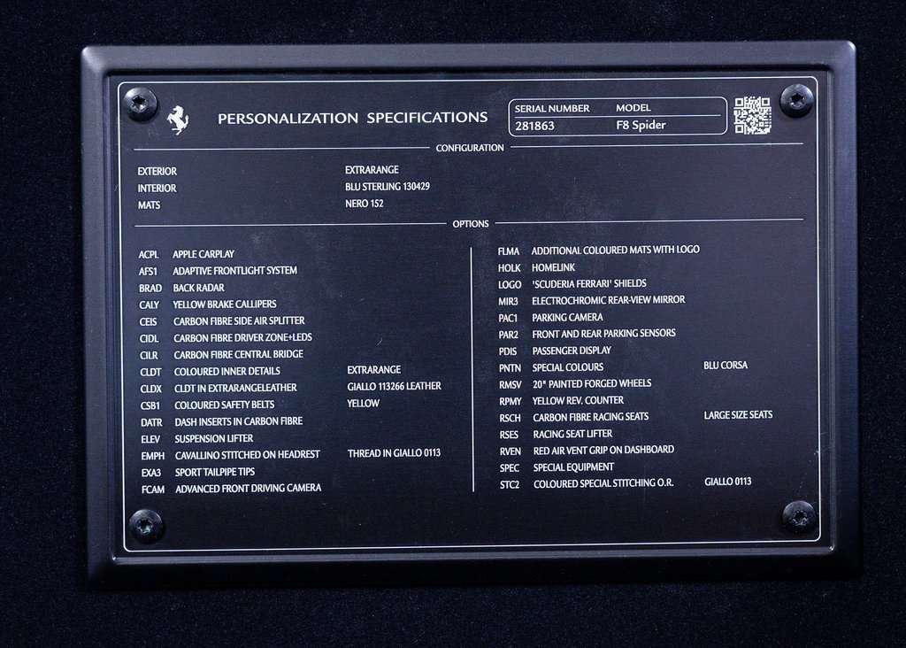 Certified Used 2022 Blu Corsa Ferrari Base image 29