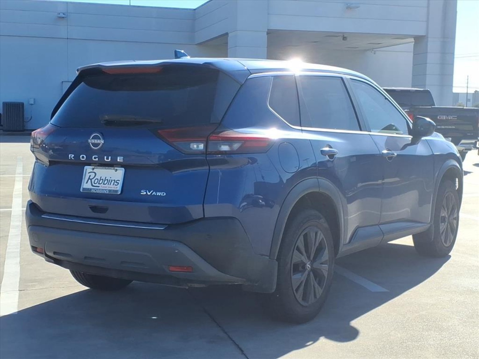 2023 Nissan Rogue SV Blue at Sterling McCall Nissan