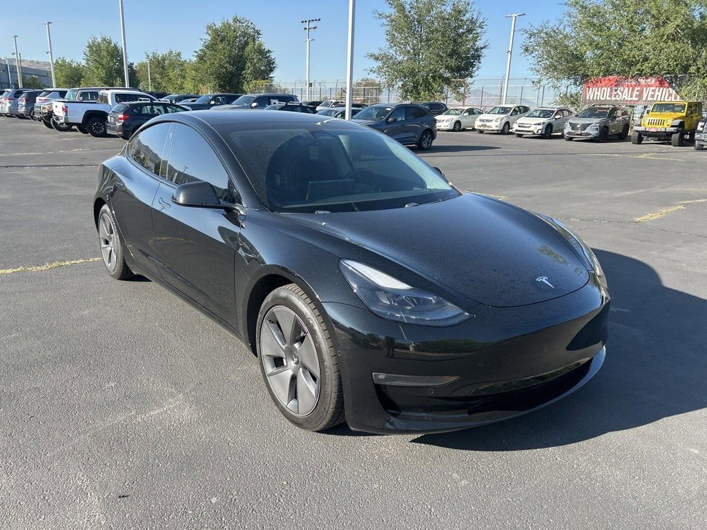 Used 2021 Tesla Model 3 Base with VIN 5YJ3E1EB2MF877174 for sale in Bountiful, UT
