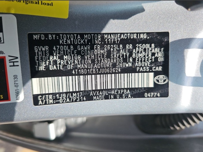 2018 Toyota Avalon Hybrid Limited photo 22