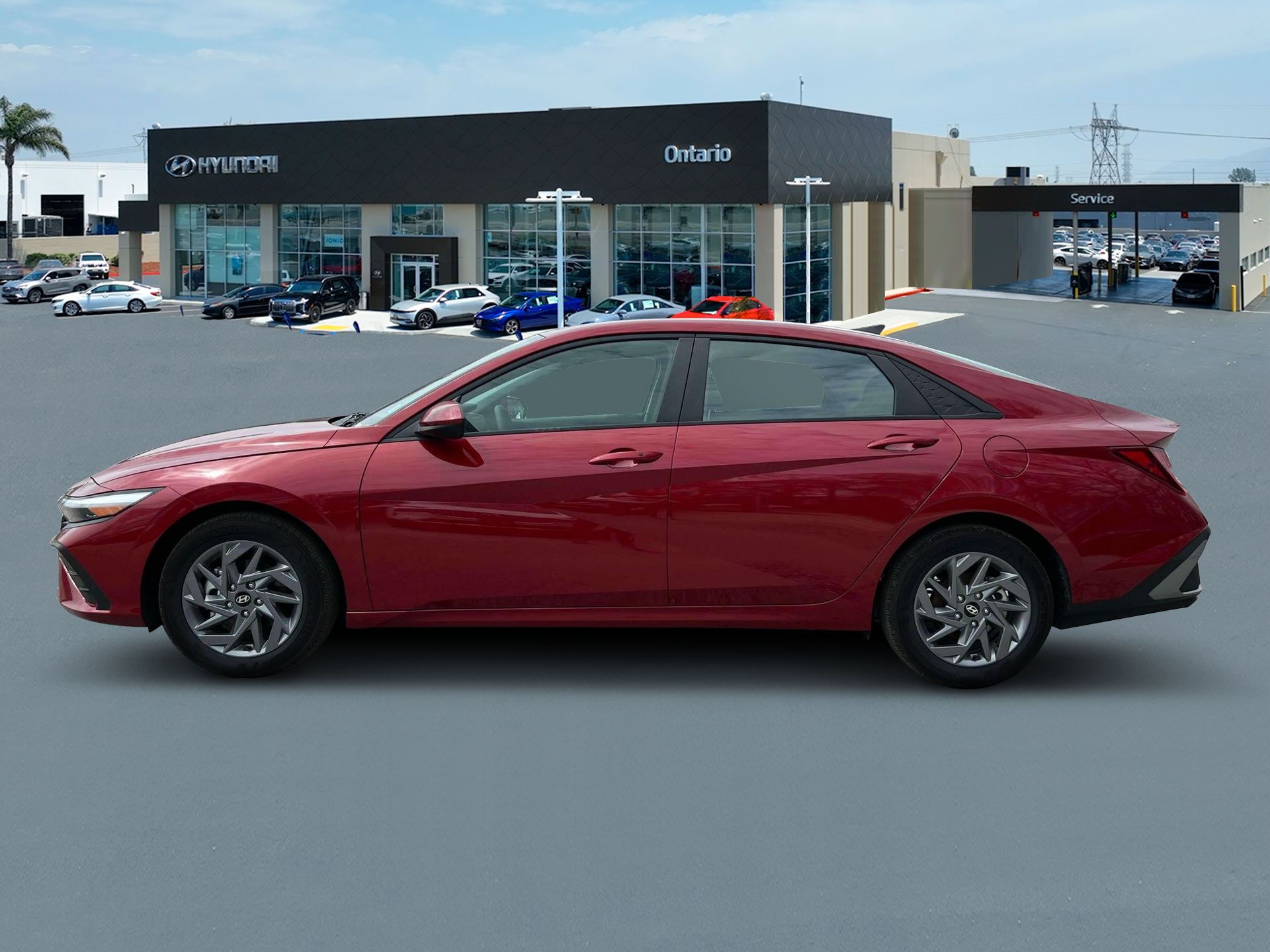 New 2024 Ultimate Red Hyundai SEL image 3