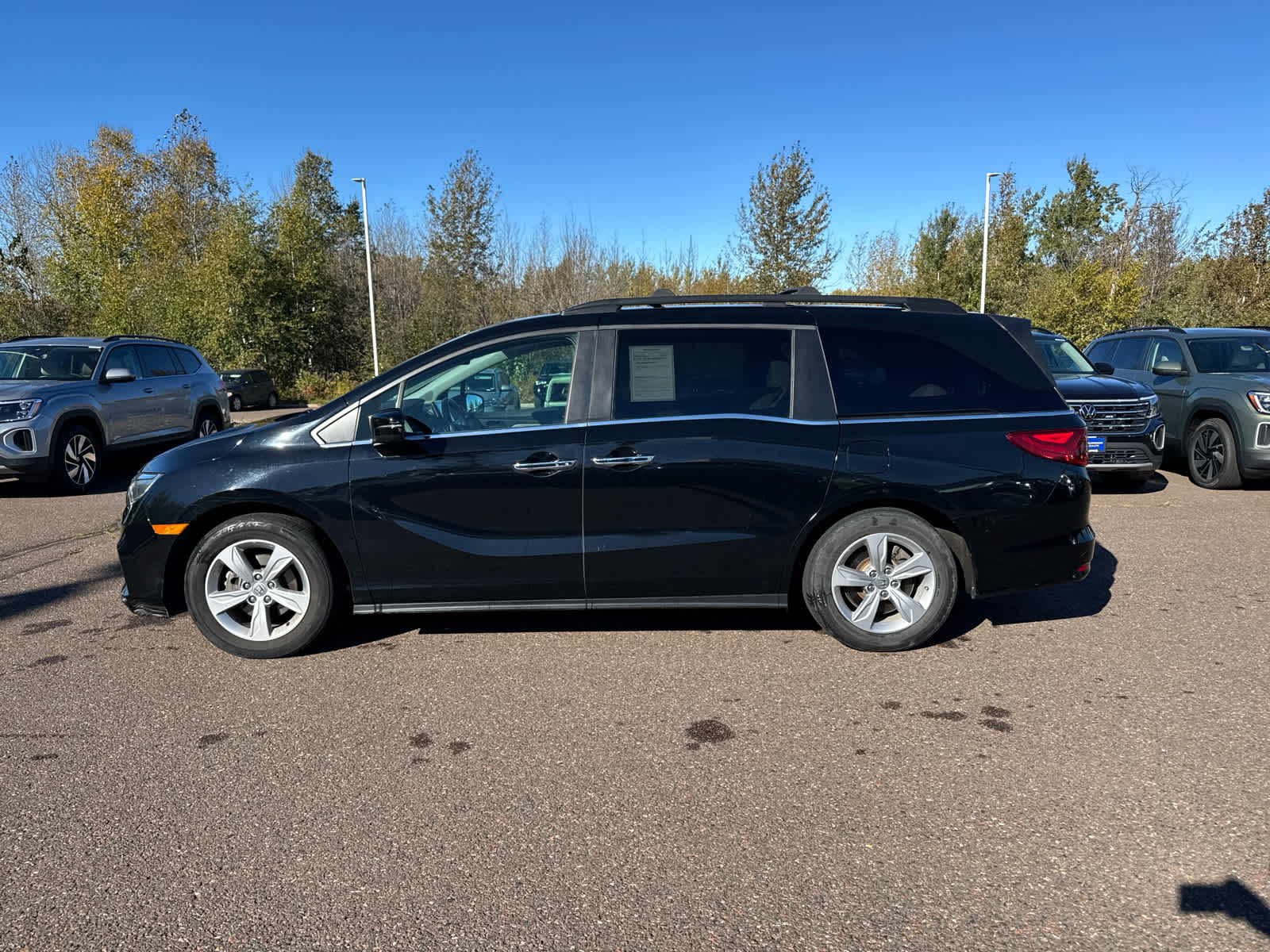 Used 2020 Honda Odyssey EX-L with VIN 5FNRL6H7XLB014139 for sale in Hermantown, Minnesota