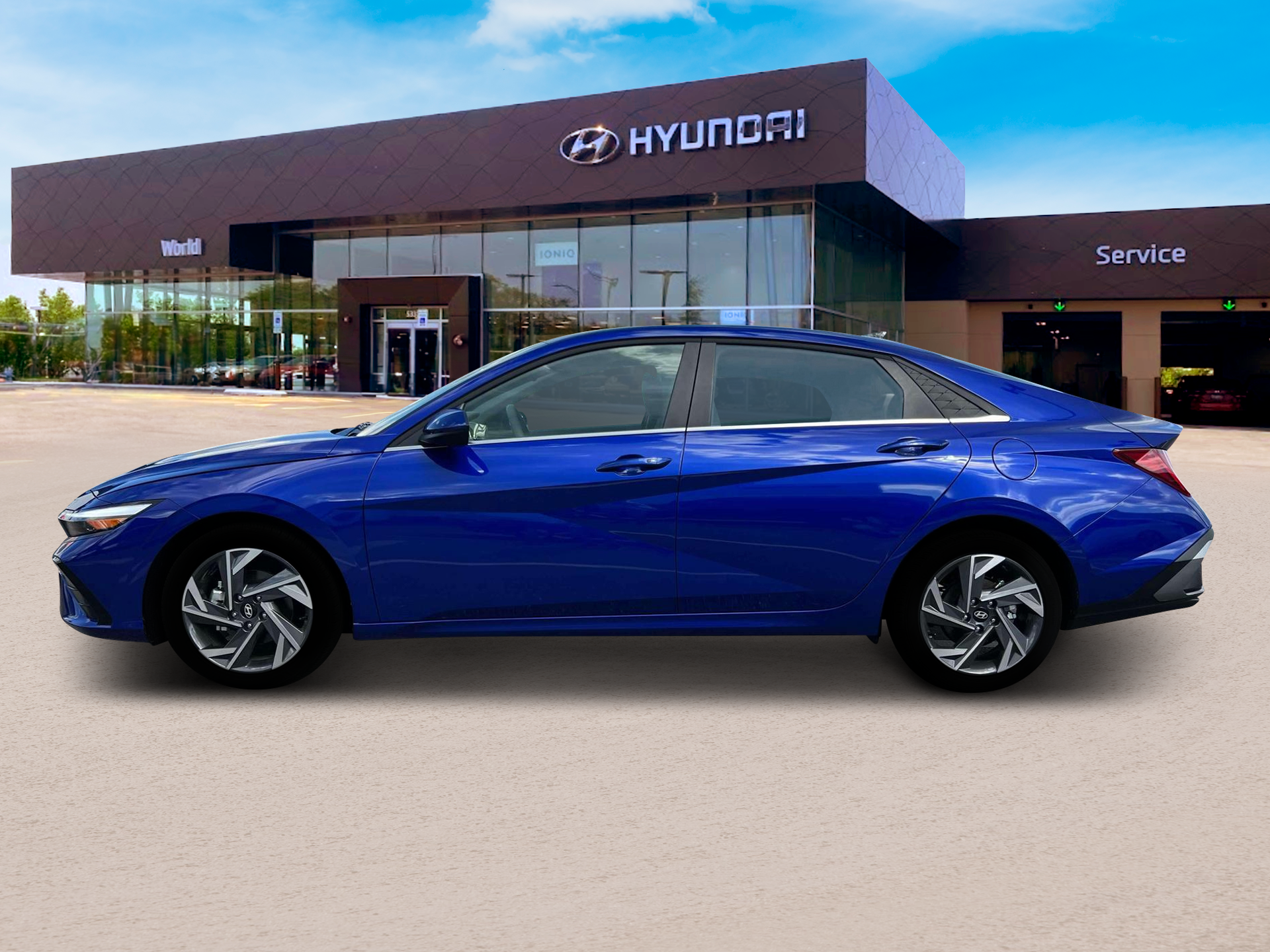 New 2025 Intense Blue Hyundai SEL Convenience image 3