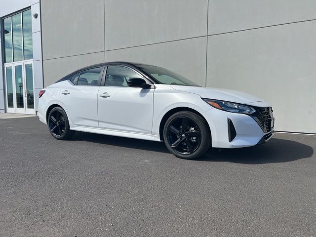 New 2025 Two-tone Aspen White TriCoat / Super Black Nissan SR image 1