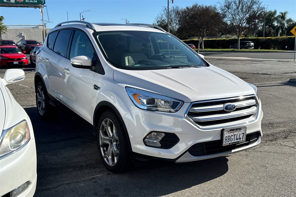 Used 2018 Ford Escape Titanium with VIN 1FMCU0J98JUA24051 for sale in Whittier, CA