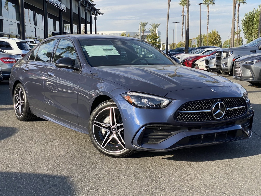 New 2024 Blue Mercedes-Benz C 300 image 1