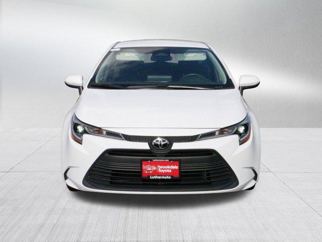 Certified 2023 Toyota Corolla LE with VIN 5YFB4MDE3PP054208 for sale in Brooklyn Center, Minnesota