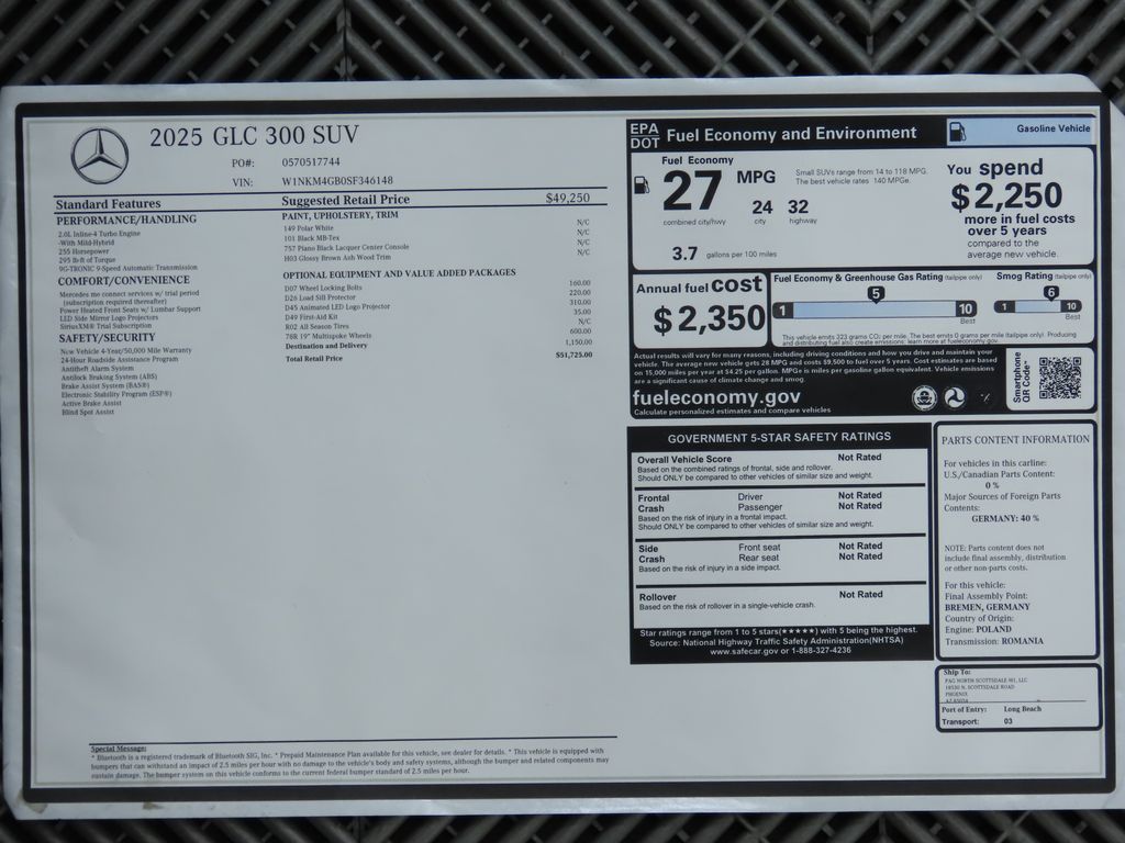 2025 Mercedes Benz GLC 300 photo 9