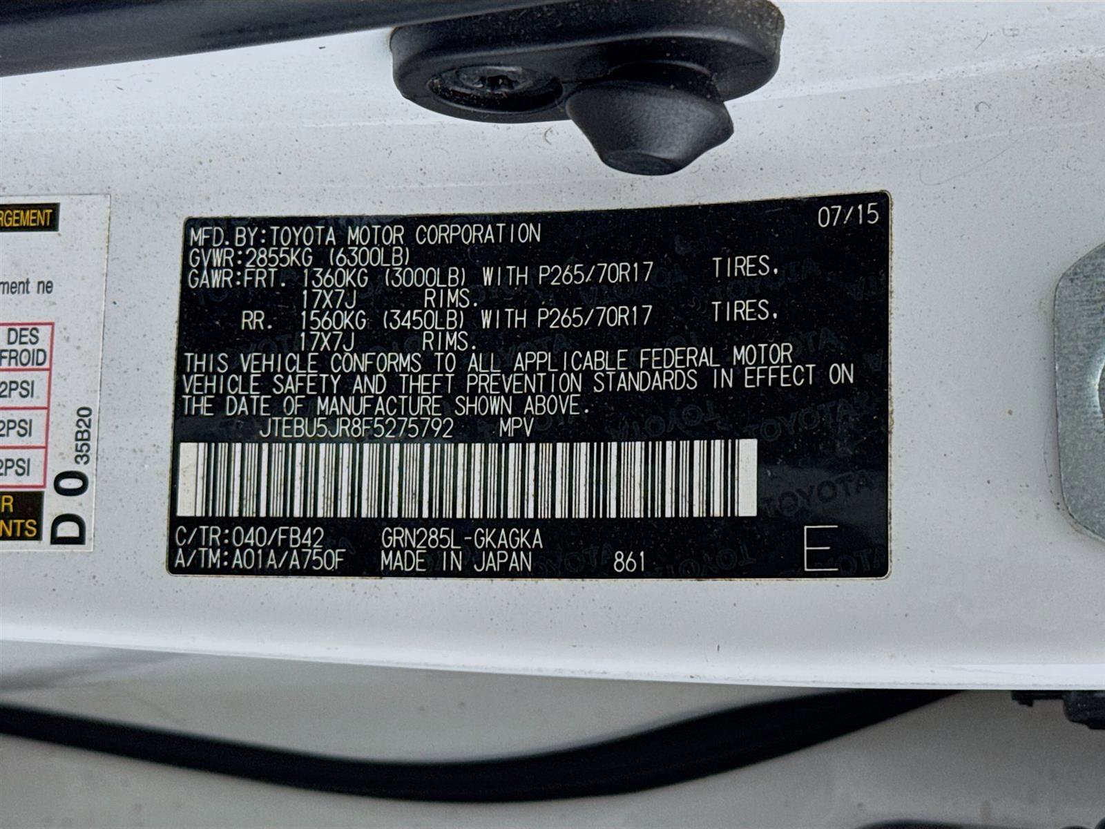 2015 Toyota 4Runner SR5 photo 28