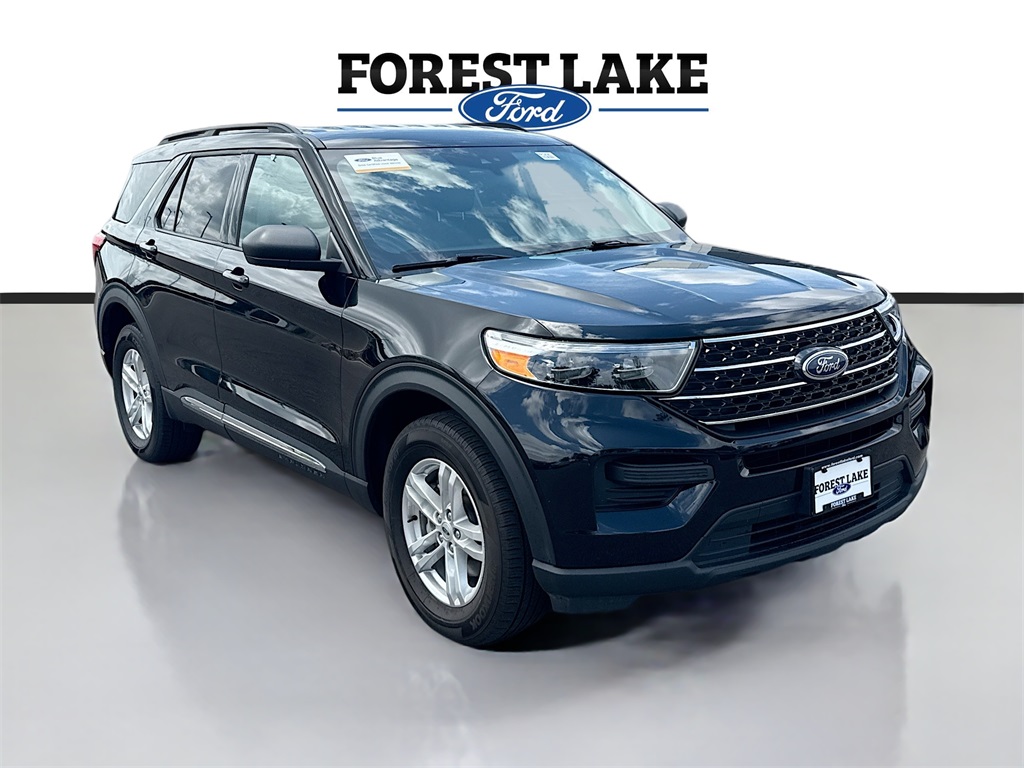 Certified 2023 Ford Explorer XLT with VIN 1FMSK8DH7PGB24006 for sale in Forest Lake, Minnesota