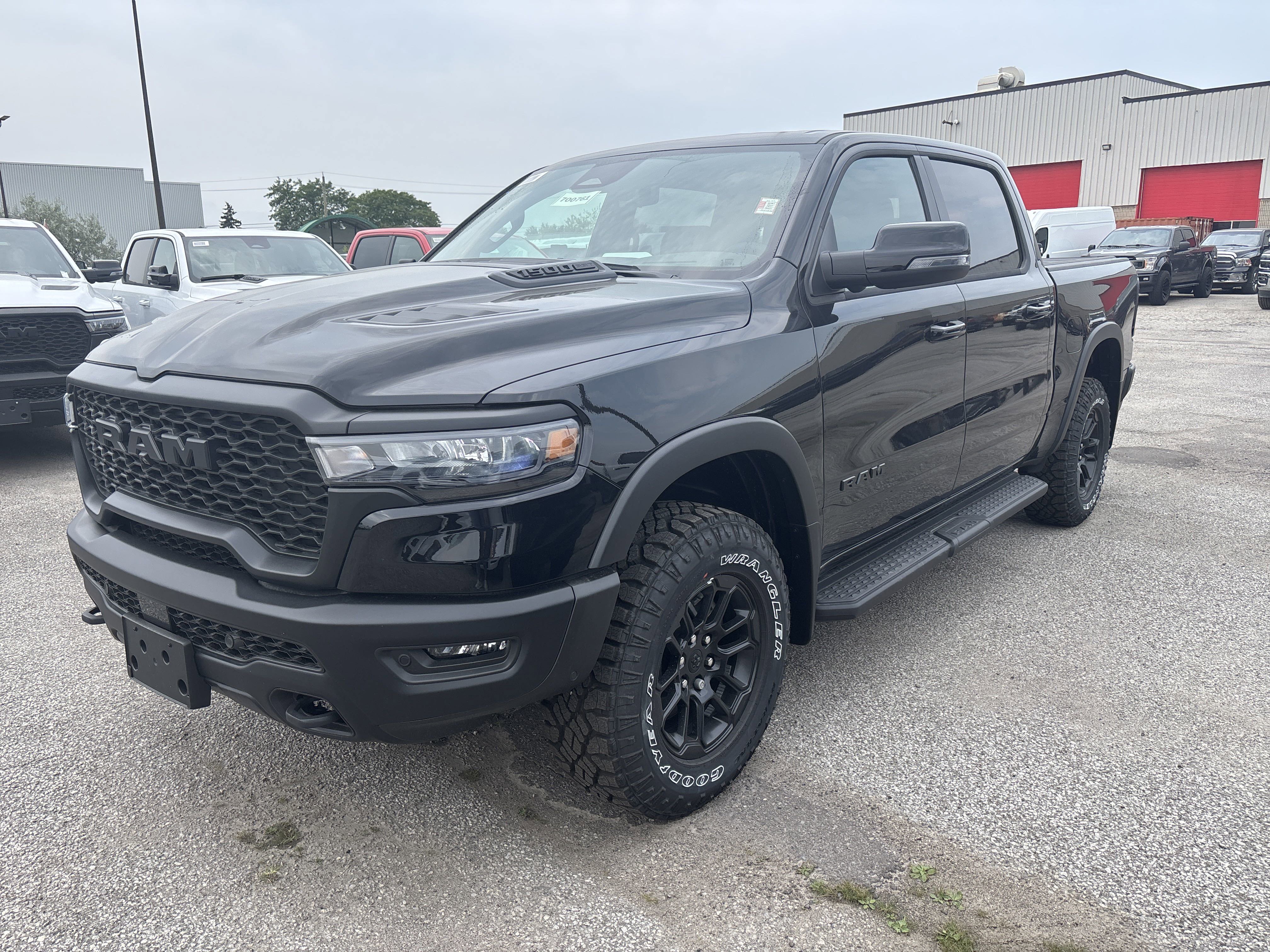 New 2025 Diamond Black Crystal Pearlcoat Ram Rebel image 1