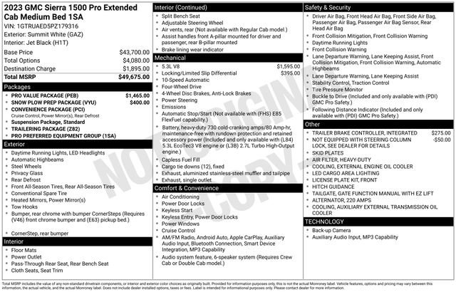 2023 GMC Sierra 1500 Pro's photo