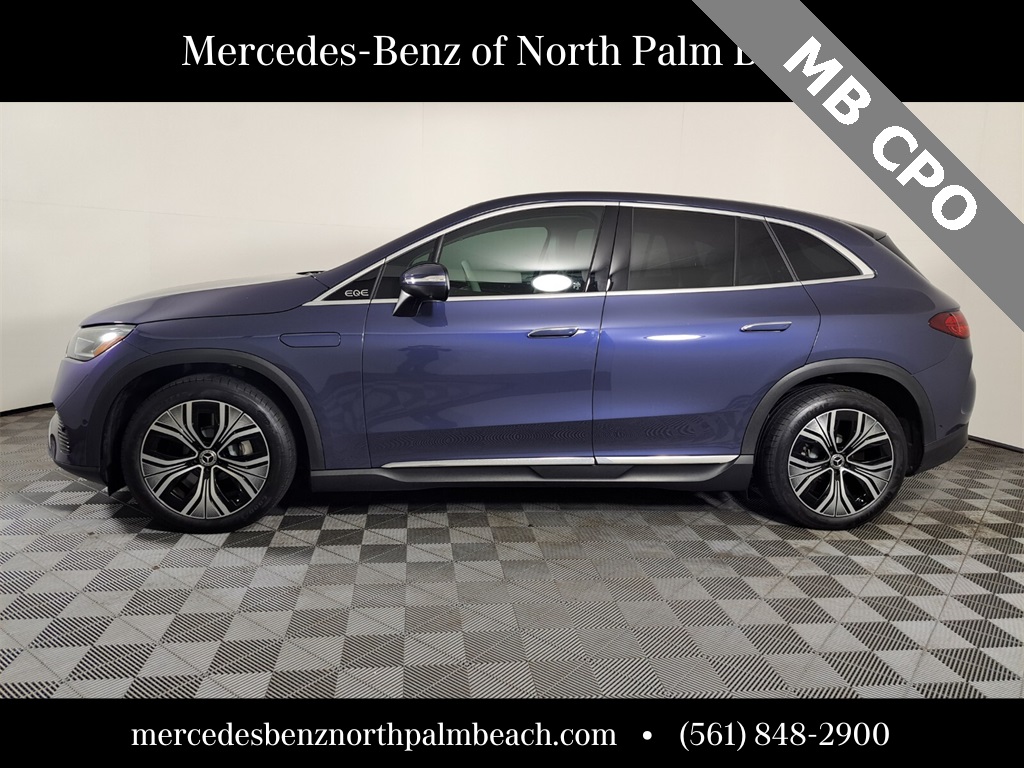 Certified 2023 Mercedes-Benz EQE SUV Base with VIN 4JGGM2BB6PA012800 for sale in Palm Beach Gardens, FL