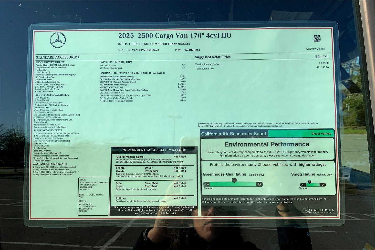 2025 Mercedes-Benz Sprinter Cargo Van Base - Photo 27