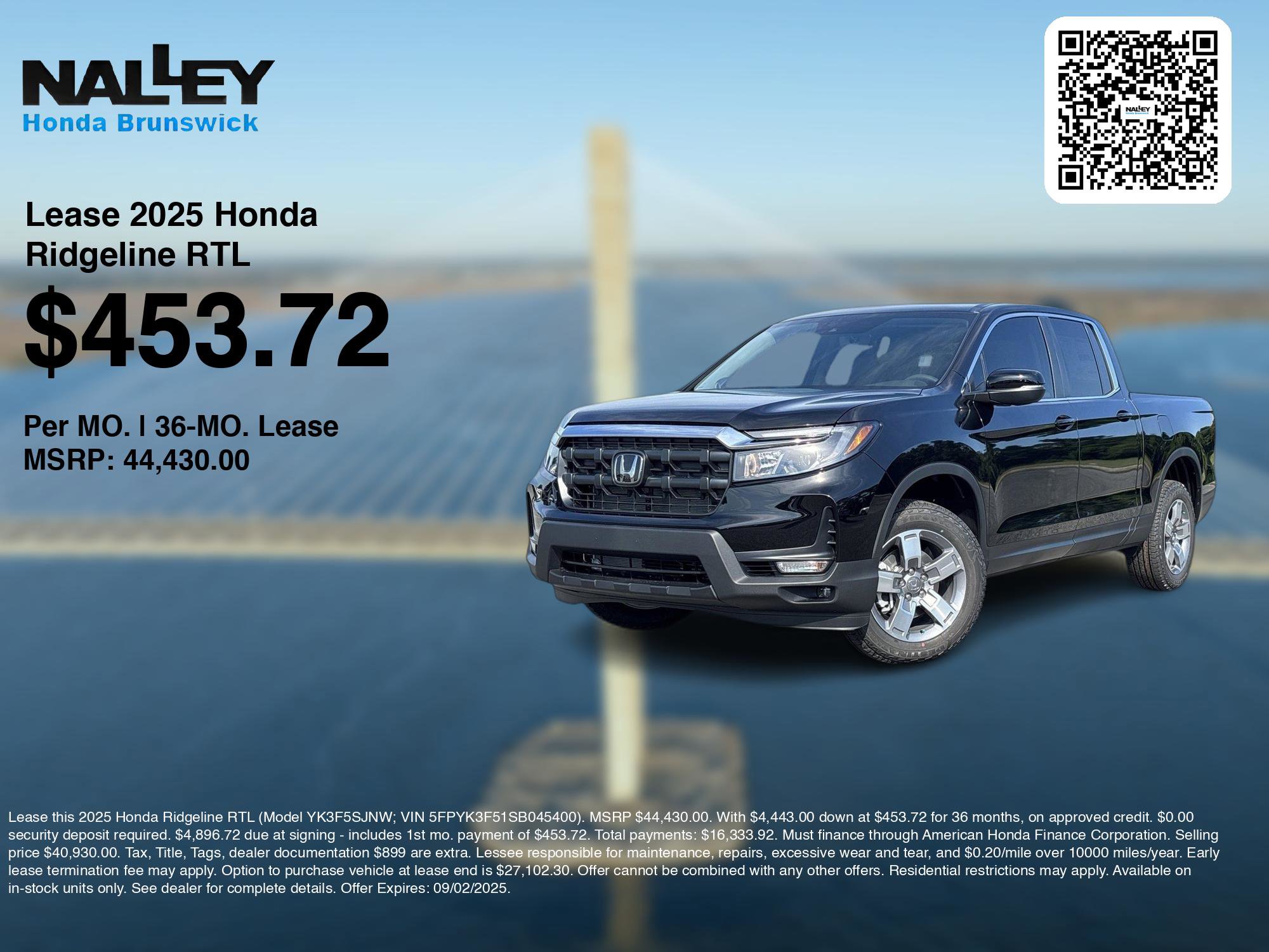 2025 Honda Ridgeline RTL photo 3