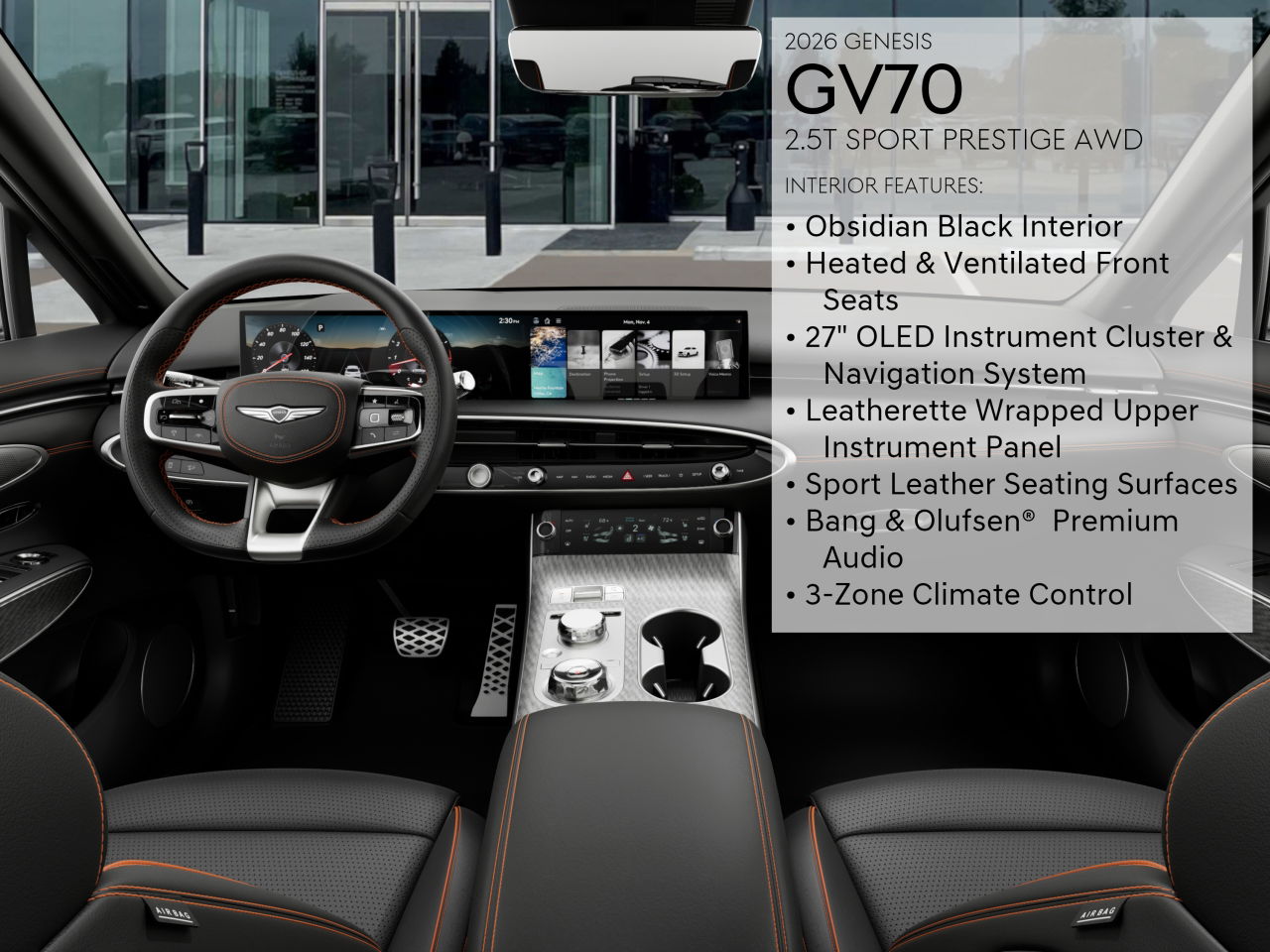 2026 Genesis GV70 2.5T Sport Prestige photo 19